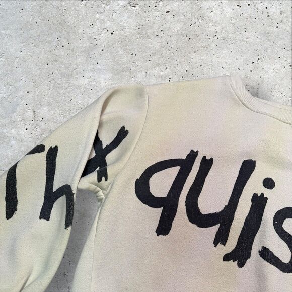 Vintage CP Company The Exquisite Spellout Graphic Crewneck Sweatshirt Distressed - Picture 4 of 12